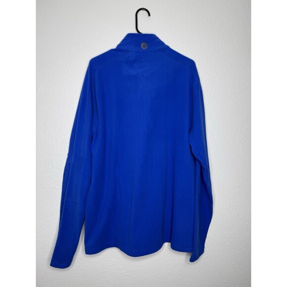 Marmot ESS Tech Light Fleece Jacket Blue XL Hiking Jogging Camping Running EUC - Picture 11 of 15